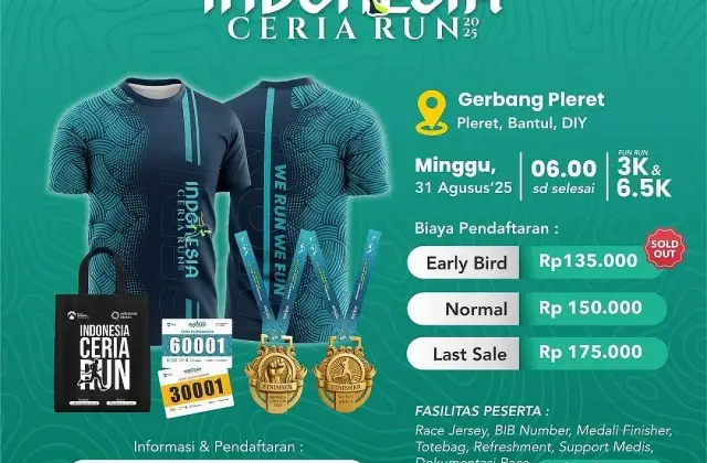 Indonesia Ceria Run 2025 Series Bantul #2