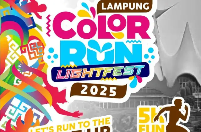 Lampung Color Run Lightfest 2025