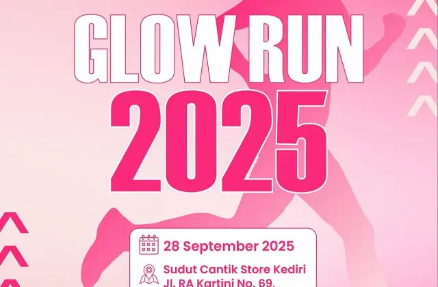 Sudut Cantik Glow Run 2025