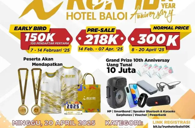 i RUN Hotel Baloi 10K