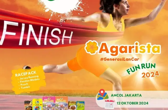 Agarista Generasi Lancar Fun Run 2024