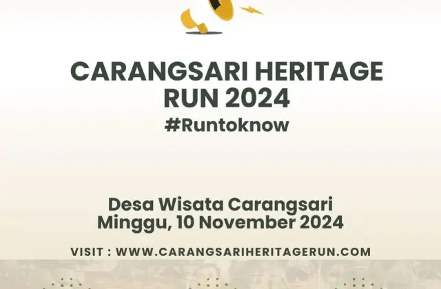 Carangsari Heritage Run 2024