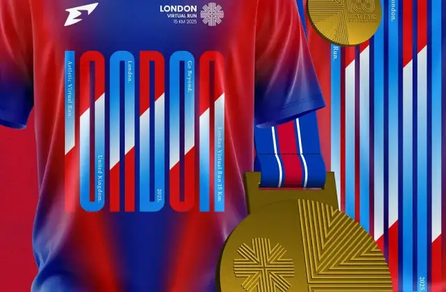 Aetletic London Virtual Run 15KM