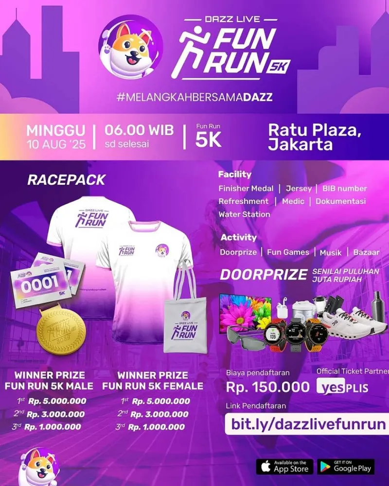 Dazz Live Fun Run 5K