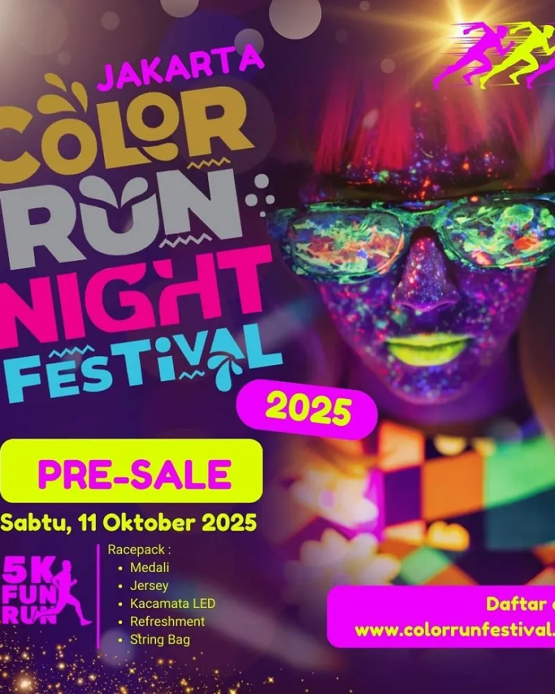 Jakarta Color Run Night Festival 2025