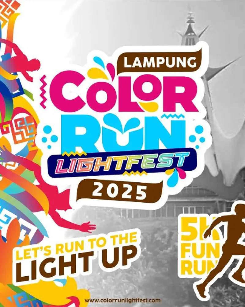 Lampung Color Run Lightfest 2025