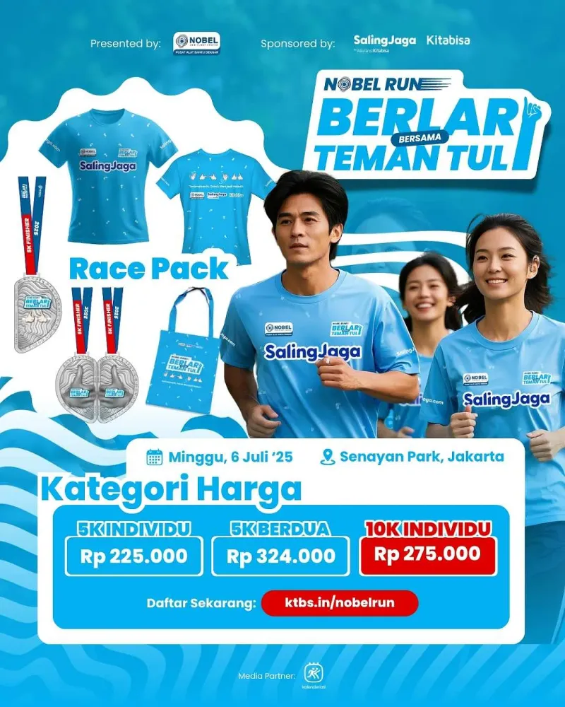 Nobel Run: Berlari Bersama Teman Tuli