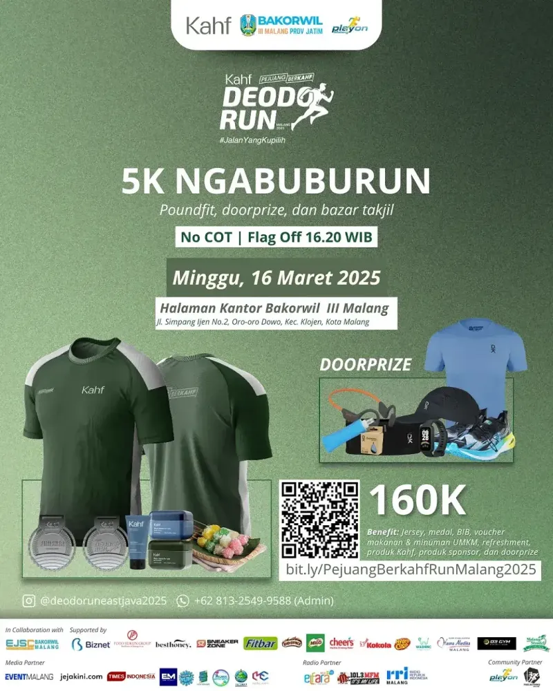 Pejuang Berkahf Deodorun NgabubuRun Malang