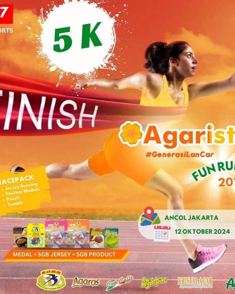 Agarista Generasi Lancar Fun Run 2024