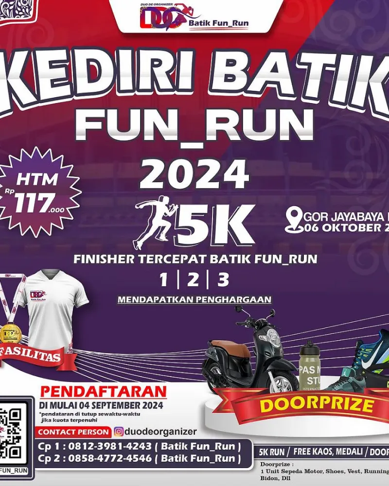 Kediri Batik Fun Run 2024