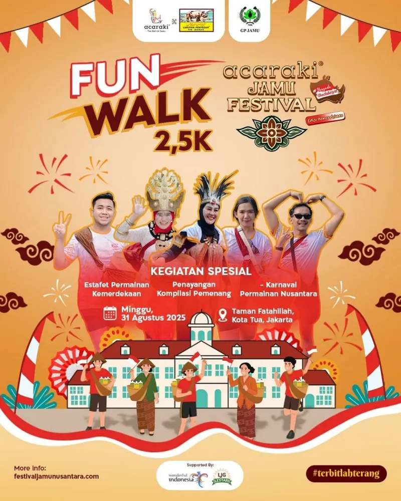 2.5K Fun Walk acaraki Jamu Festival