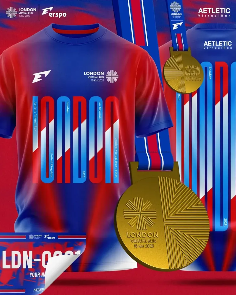 Aetletic London Virtual Run 15KM